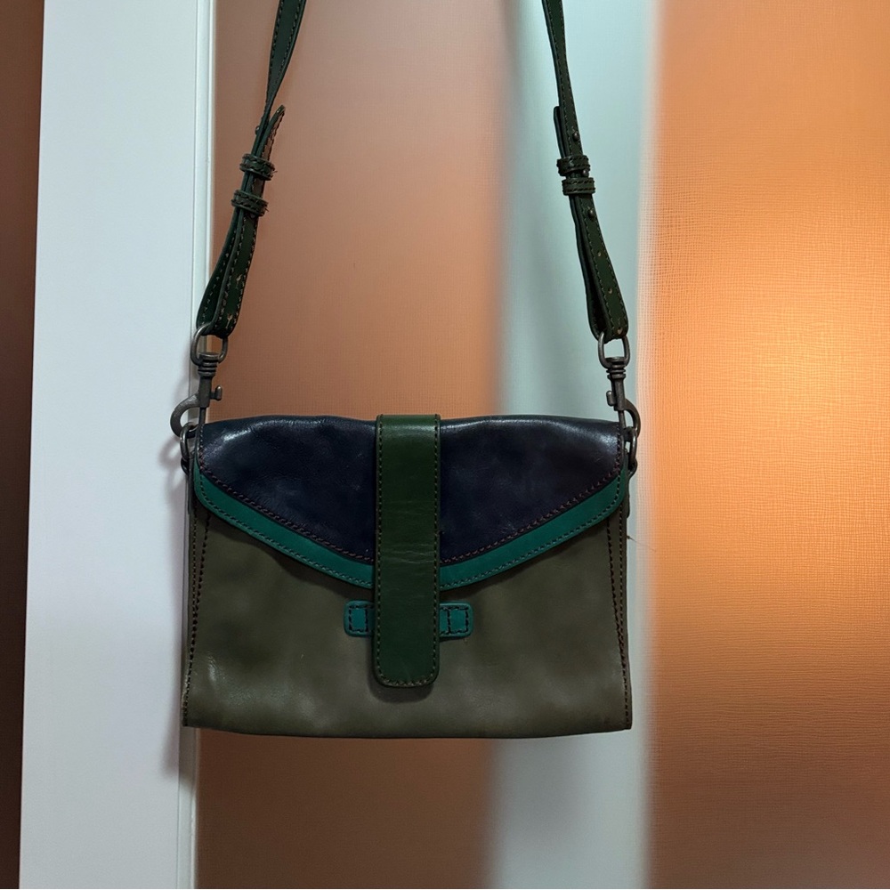 Liebeskind Green and Blue Crossbody Bag